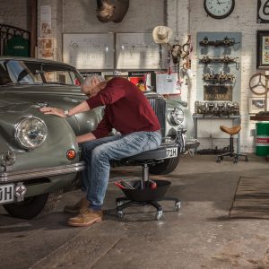 Werkstatthocker, Hocker für die Werkstatt, Rollhocker, Rollbursche